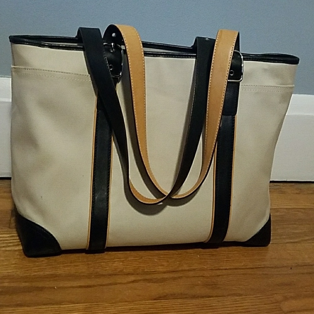 Coach canvas tote